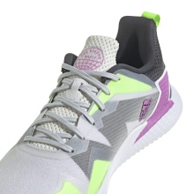 adidas Buty tenisowe Defiant Speed Allcourt białe/szare/lime męskie